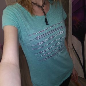 Super Soft Cute Teal Shirt